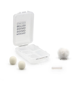 Ветрозащита для микрофона Bubblebee Industries The Outdoor Mic Kit BBI-OMK-ECMV1-WH Bubblebee industries