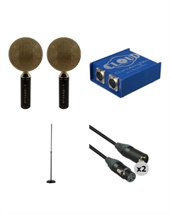 Ленточный микрофон Cascade Microphones FAT HEAD Ribbon Mic Matched Stereo Pair Kit Cascade microphones