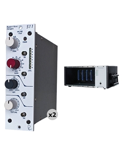Микрофонный предусилитель Rupert Neve Designs Two Portico 511 Mic Preamps with Six-Space Rupert neve designs
