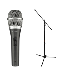 Ручной микрофон Polsen M-85 Professional Dynamic Handheld Microphone Kit with