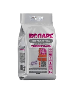 Штукатурка цементная Универсаль 5 кг Боларс
