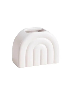 Стакан для щеток триумф керамика белый Без бренда