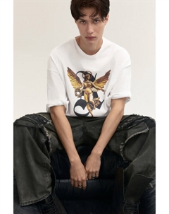 Футболка хлопковая с принтом Befree