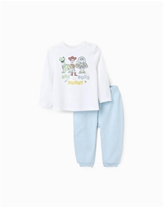 Детская пижама 100% хлопок с мотивом История игрушек, белый Zippy