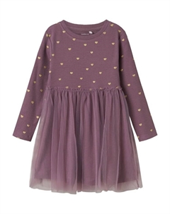 Платье Jersey Tüllrock, цвет arctic dusk Name it