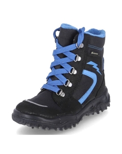 Высокие ботинки до щиколотки Winterstiefeletten HUSKY, цвет schwarz/blau Superfit