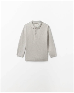 Базовый поло, светло-серый Сфера