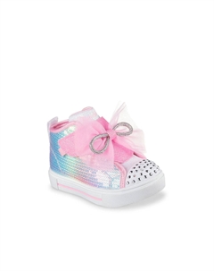 Кроссовки Twinkle Sparks Sequins Shimmer Sneaker - Kids', светло-розовый/мультиколор Skechers