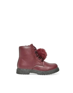 Ботинки на шнурках, гранатовый Сфера