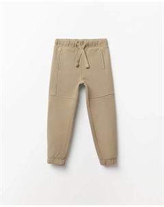 Брюки из велюра-пике, бежевый Сфера