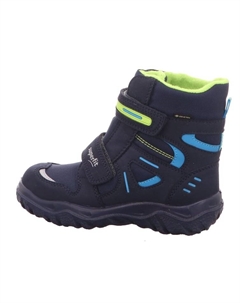 Высокие ботинки до щиколотки Winterstiefeletten HUSKY, цвет blau/grün Superfit