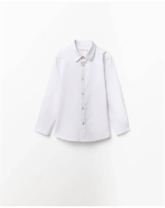 Гладкая рубашка оксфорд, белый Сфера