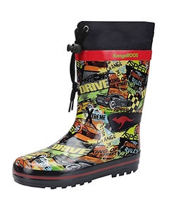Резиновые сапоги Gummistiefel K-Rain, цвет Schwarz/Bunt Kangaroos