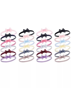 Комплект повязок на голову Hudson из хлопка и синтетики для девочек, темно-синий, 0-24 месяца Hudson baby