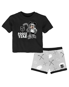 Детский комплект из футболки и шорт Toddler Los Angeles Kings Disney Rookie Year Outerstuff