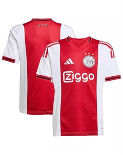 Белая реплика домашней футболки Ajax 2025/26 для старших мальчиков и девочек Adidas