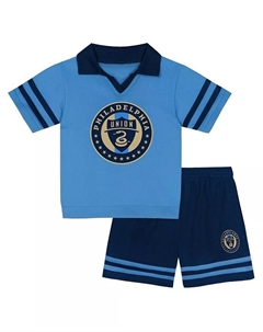 Детский комплект Philadelphia Union Charming Dude: топ и шорты в синем цвете Outerstuff