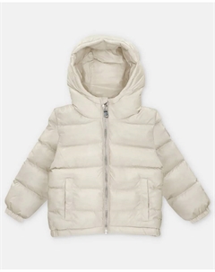 Детский пуховик с капюшоном для мальчика цвета камня Martin aranda