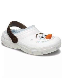X Классические сабо Frozen Little Kids Olaf Lined от Finish Line, мультиколор Crocs