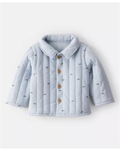 Детский стеганый кардиган с динозаврами для мальчиков, синий Carter`s