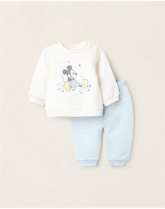 Детский спортивный комплект на вешалке с мотивом Микки, белый/синий Zippy