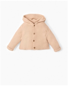 Джемпер вязки платочной, светло-бежевый Сфера