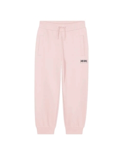 Детские спортивные штаны из 100% хлопка с регулируемым шнурком, розовый Kenzo kids