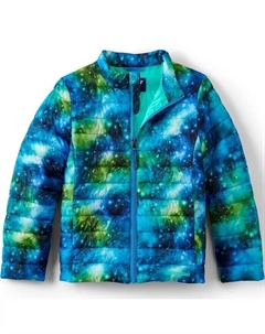 Утепленная куртка для девочек, синий Lands' end