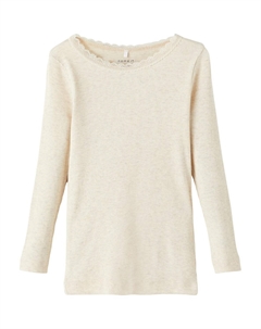 Лонгслив Langarmshirt, цвет peyote melange Name it