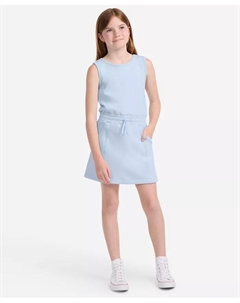 Девчачье платье YPB с U-образным вырезом мини, синий Abercrombie kids