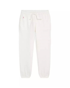 Детские и для маленьких девочек флисовые джоггеры, белый Polo ralph lauren