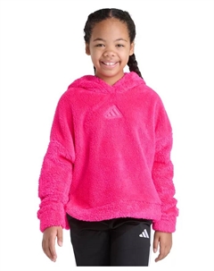 Большие размеры S-XL флисовая толстовка с длинными рукавами и капюшоном с тремя полосками, розовый Adidas