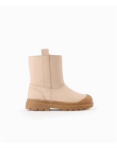 Резиновые сапожки для девочки с молнией, розовый Zippy