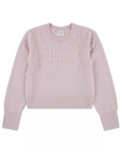 Детский свитер с блестками, розовый Abercrombie kids
