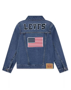 Большая парка Americana Trucker для мальчиков, синий Levi's®