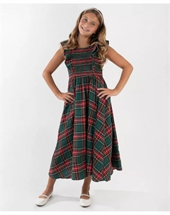 Платье для девочек 7-16 лет с плетеным корсажем и рукавами-фонариками без бретелей, мультиколор Rare editions