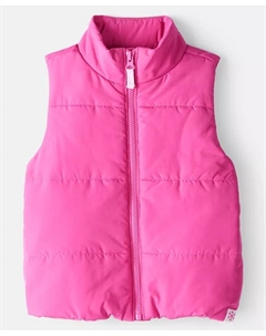 Детская безрукавка-пуховик для девочек 2T-5T, розовый Carter`s