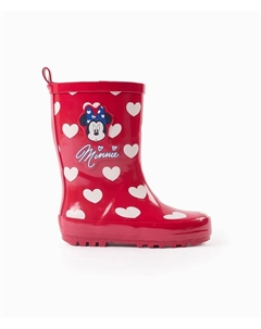 Детские ботинки для девочки с мотивом Минни, красный Zippy