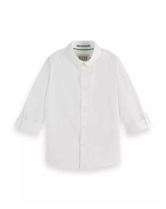 Детская и подростковая праздничная рубашка с длинным рукавом в стиле "добби" Scotch&soda