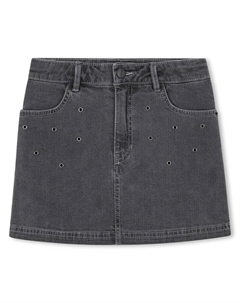 Детская однотонная юбка, черный Dkny