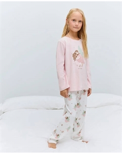 Пижама, флис, Hadas , белый Cotton juice