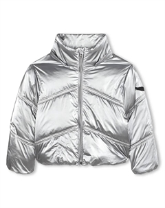 Детское пальто серого цвета с длинными рукавами Zadig&voltaire