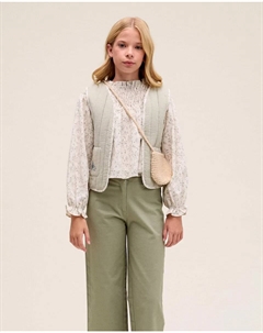 Длинные штаны для девочки, зеленый Dadati