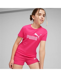 Футболка для больших детей Essentials, розовый Puma