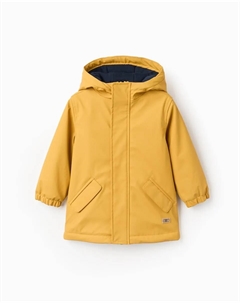 Детская резиновая парка для мальчика с капюшоном, лимонно-желтый Zippy