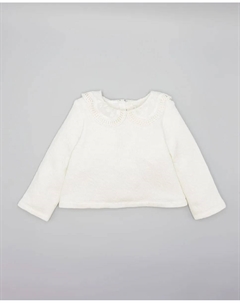 Детский хлопковый джемпер, белый Fina ejerique