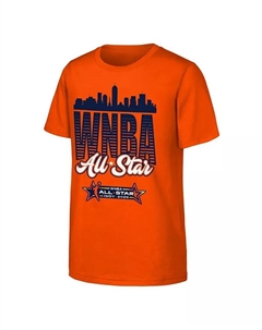Футболка Skyline для Big Boys and Girls Orange 2025 WNBA All-Star Game Outerstuff
