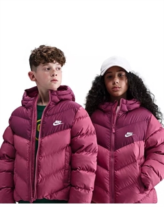 Большая детская куртка All Day Play Therma-FIT свободного покроя с утеплителем, красный Nike