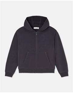 Открытая толстовка для девочки с капюшоном и карманом-кенгуру, черный Kids el corte inglés