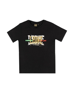 Детская футболка с коротким рукавом из настоящего золота Leone 1947 apparel